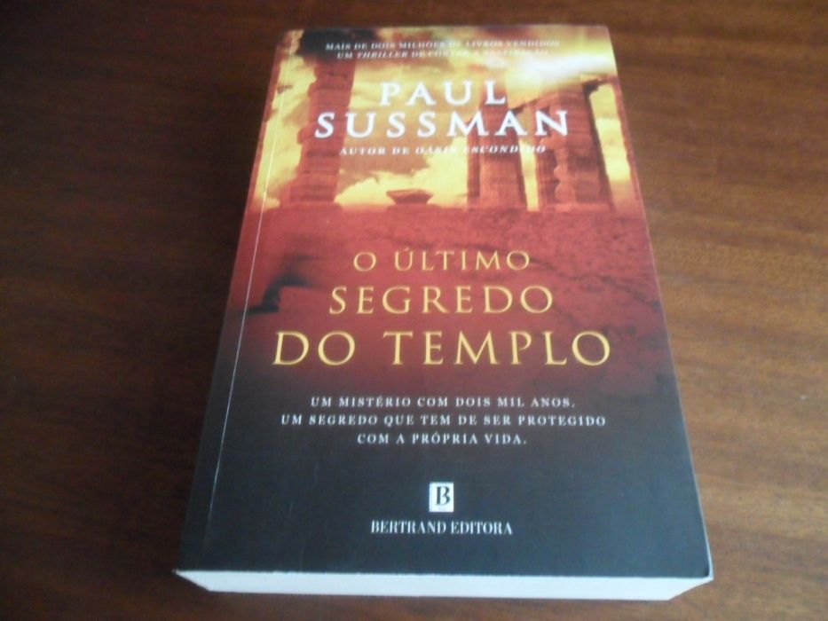 "O Último Segredo do Templo" de Paul Sussman