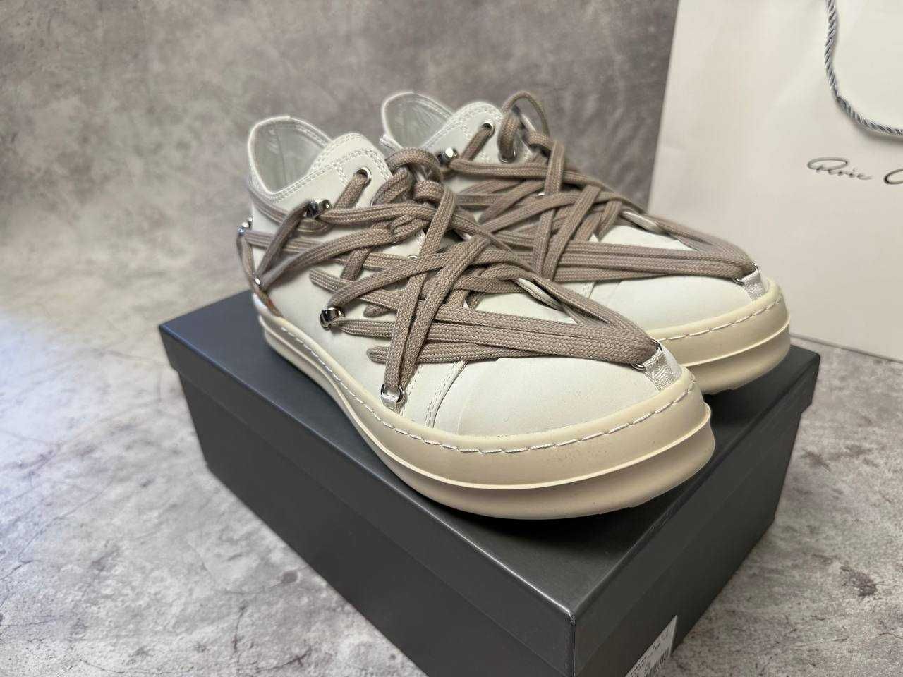 В УКРАЇНІ! Кросівки Rick Owens Hollywood Megalace low | 44 45 opium