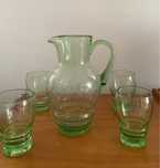 Conjunto de jarro e copos