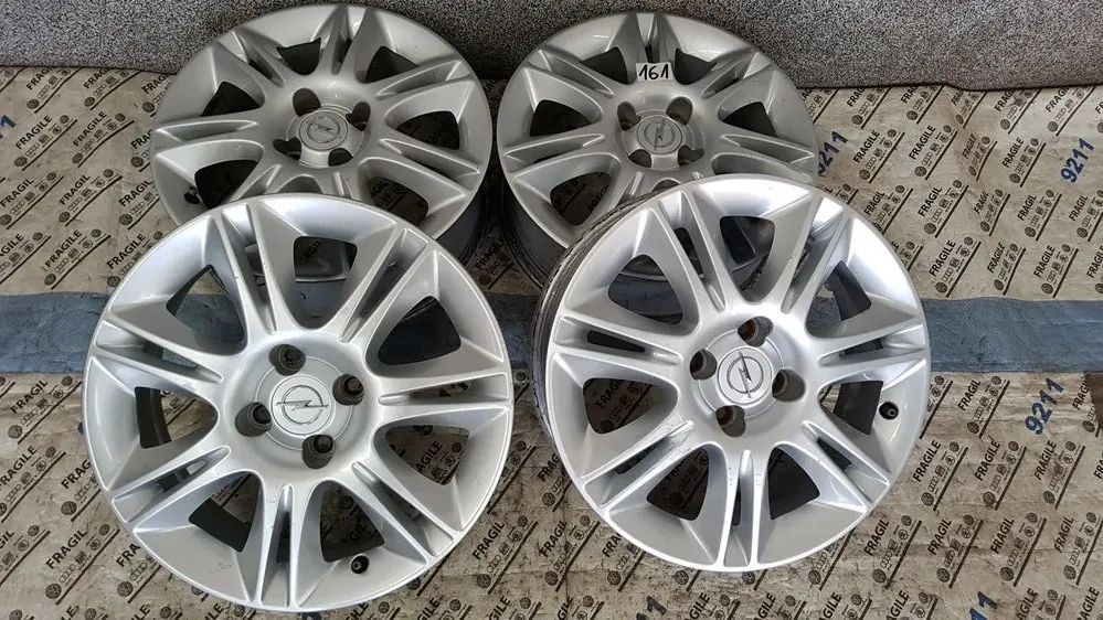 ALU FELGI  ORYGINAŁ OPEL  CORSA D E ADAM 4X100 6JX16 ET40 CORSA  E ADAM ASTRA H GTC