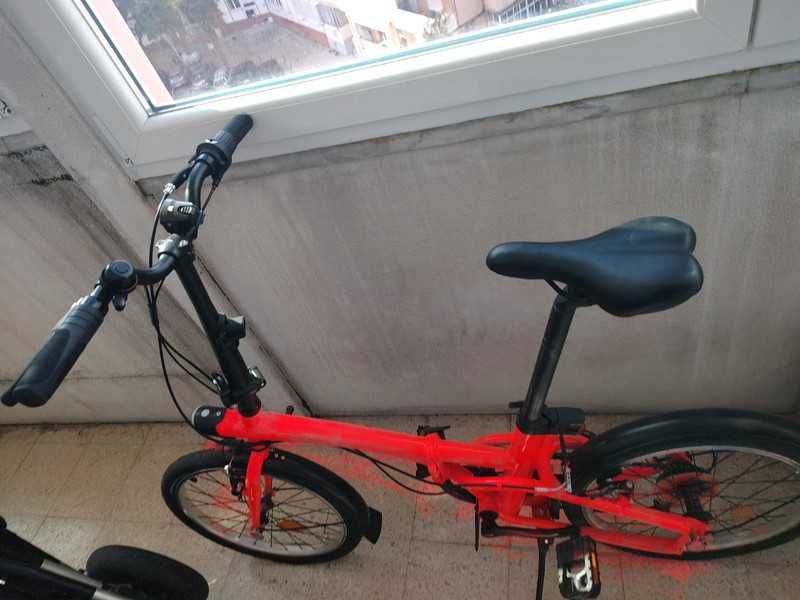 Bicicleta tilt 200 Decathlon roda 20 dobrável fold
