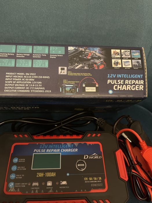 Carregador de baterias 12v