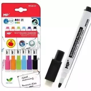 Marker do tablic 6 kolorów. MP Main Paper