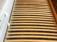 ŁÓŻKO  drewno lite  sosnowe podwojne – 160x200 z materacami Vero Aloe