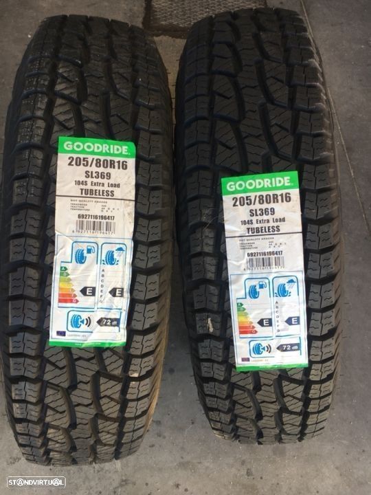 2 pneus novos goodride 205-80r16 - entrega grátis
