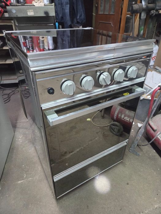 Fogão inox todo a gás