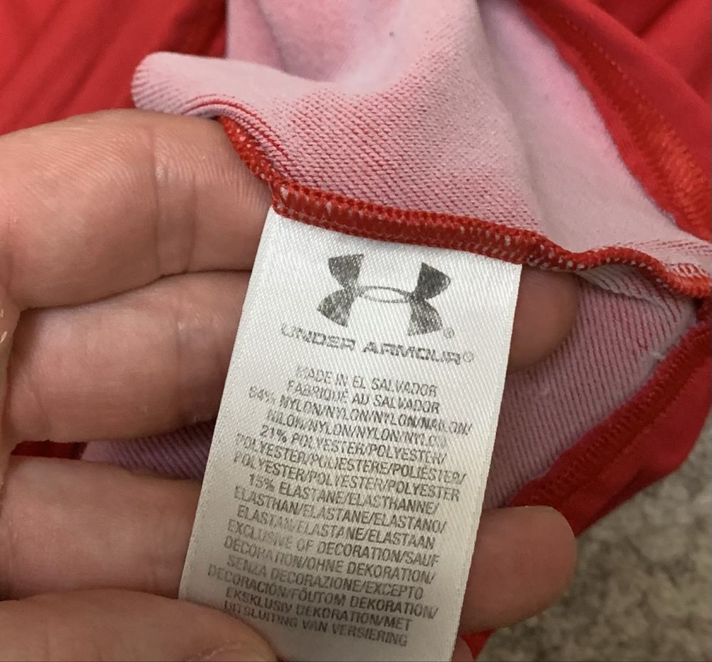 Рашгард кофта термобелье Under Armour Red White Size M