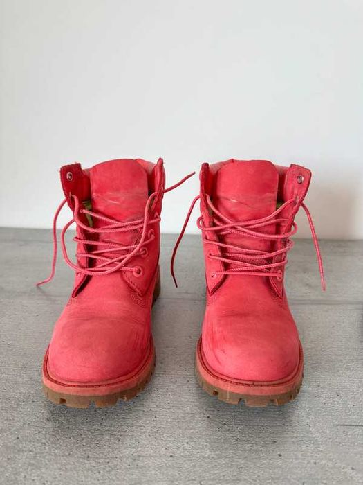 Czerwone buty Timberland, r. 38