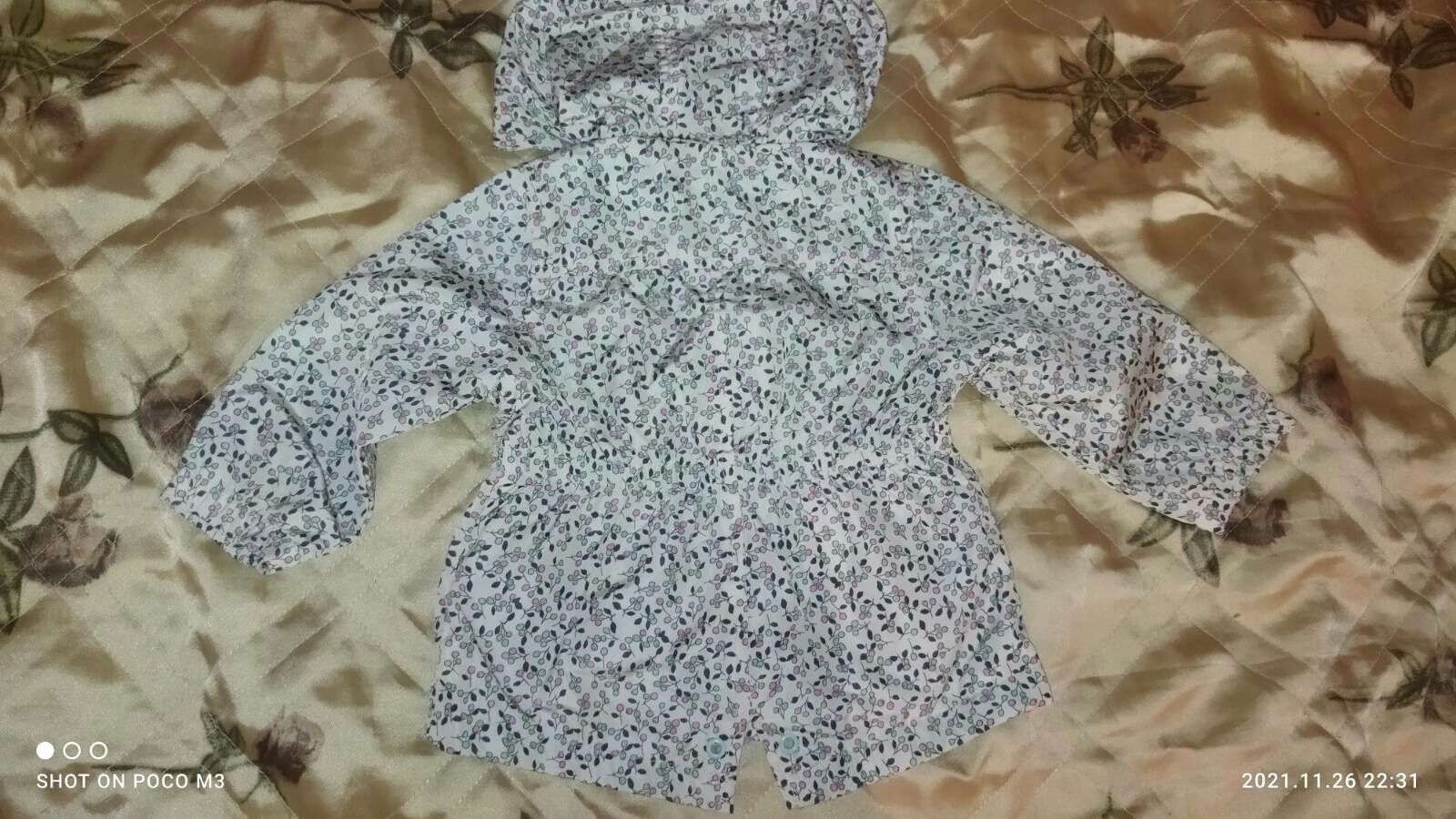 Куртка Zara BabyGirl 3-6міс