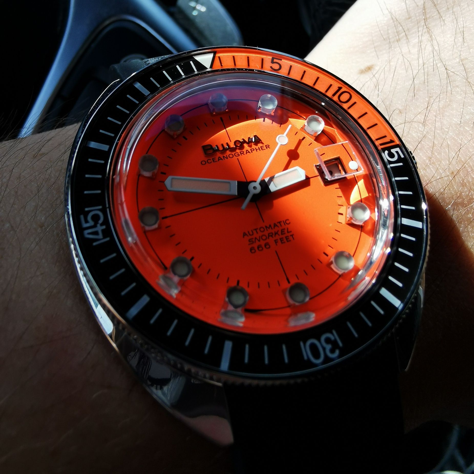 Zegarek Bulova Oceanographer Devil Diver Orange przepiękny na lato!