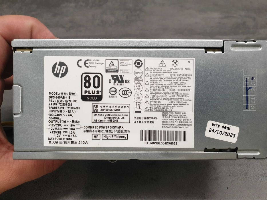 Fonte de alimentação HP DPS-240ab-4B para o modelo Elitedesk (Usado)