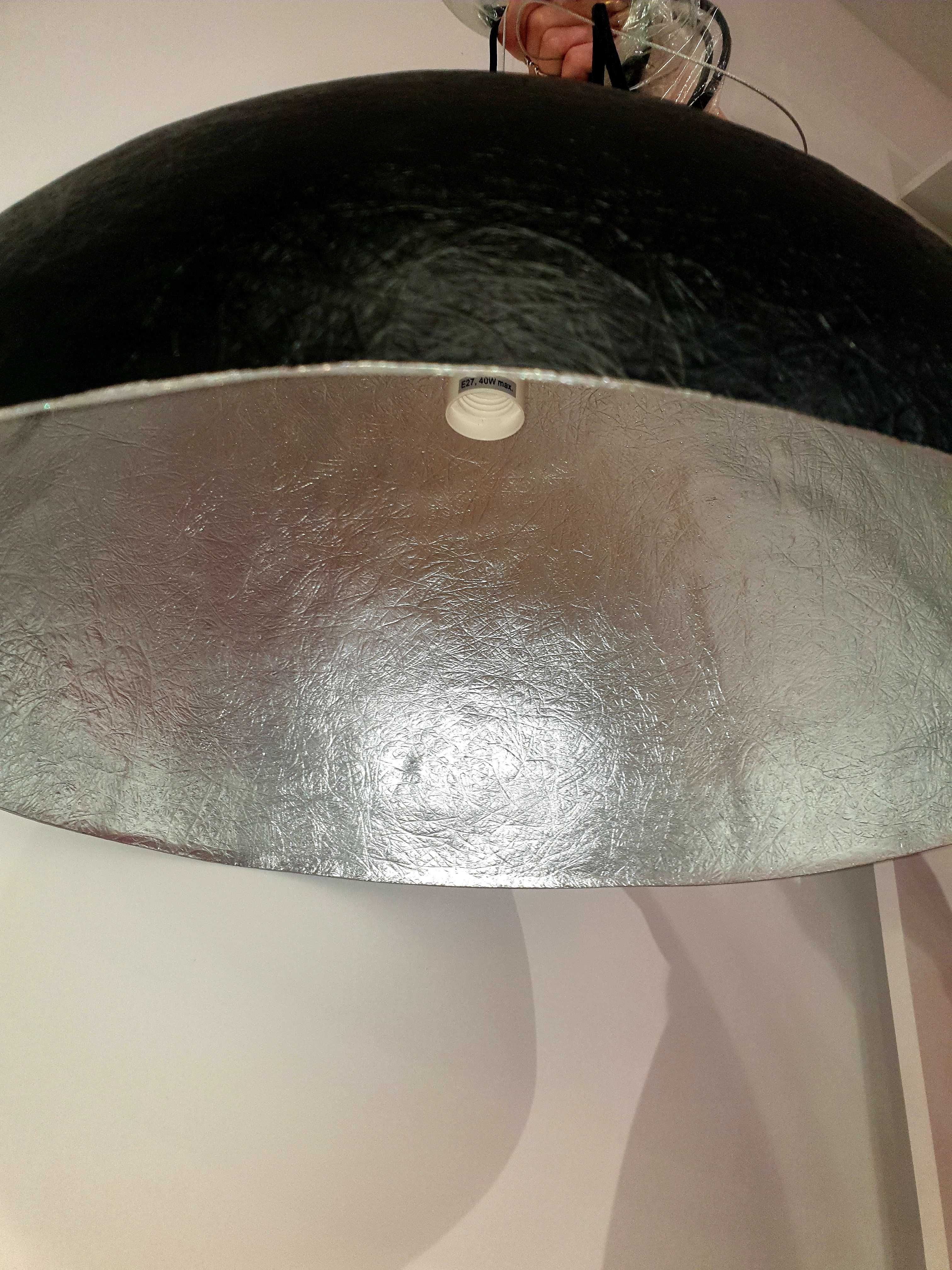 FORCHINI SPOTLINE Lampa sufitowa czarna srebrny środek