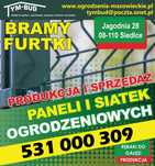 Panel Panele Ogrodzeniowe PRODUCENT, słupki furtki bramy, dostawa HDS