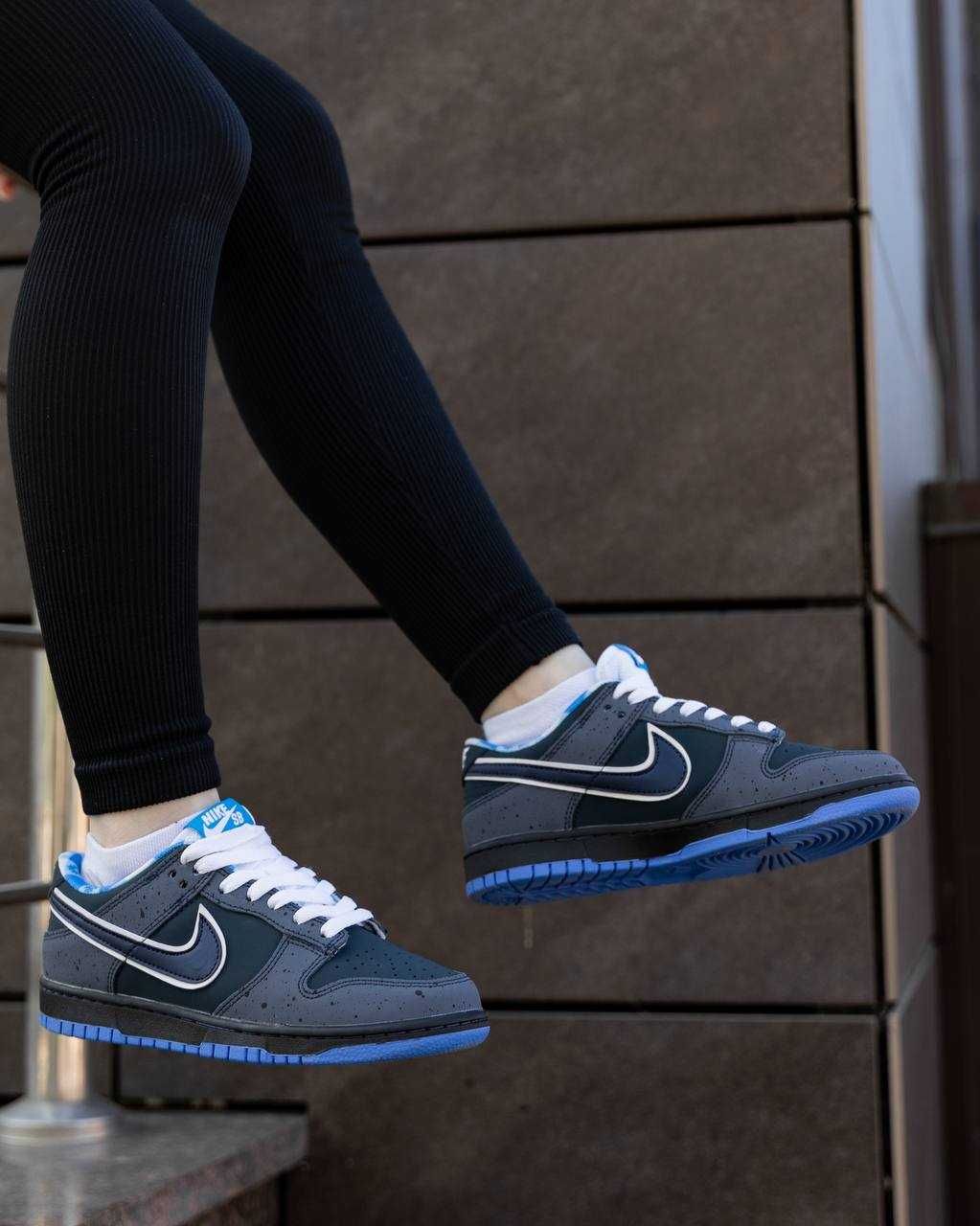 Жіночі кросівки Nike SB Dunk Low синій NK141 ТОП