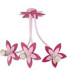 Lampa sufitowa zyrandol Flower pink różowe kwiatki dla dziecka