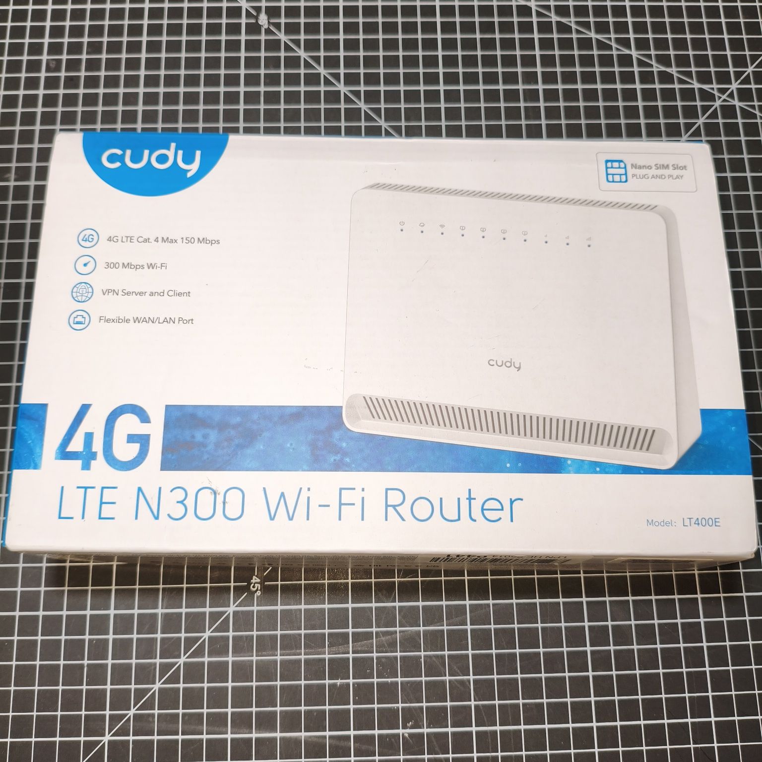 4G LTE Wi-Fi роутер Cudy LT400E (Nano SIM, до 150 Мбіт/с)