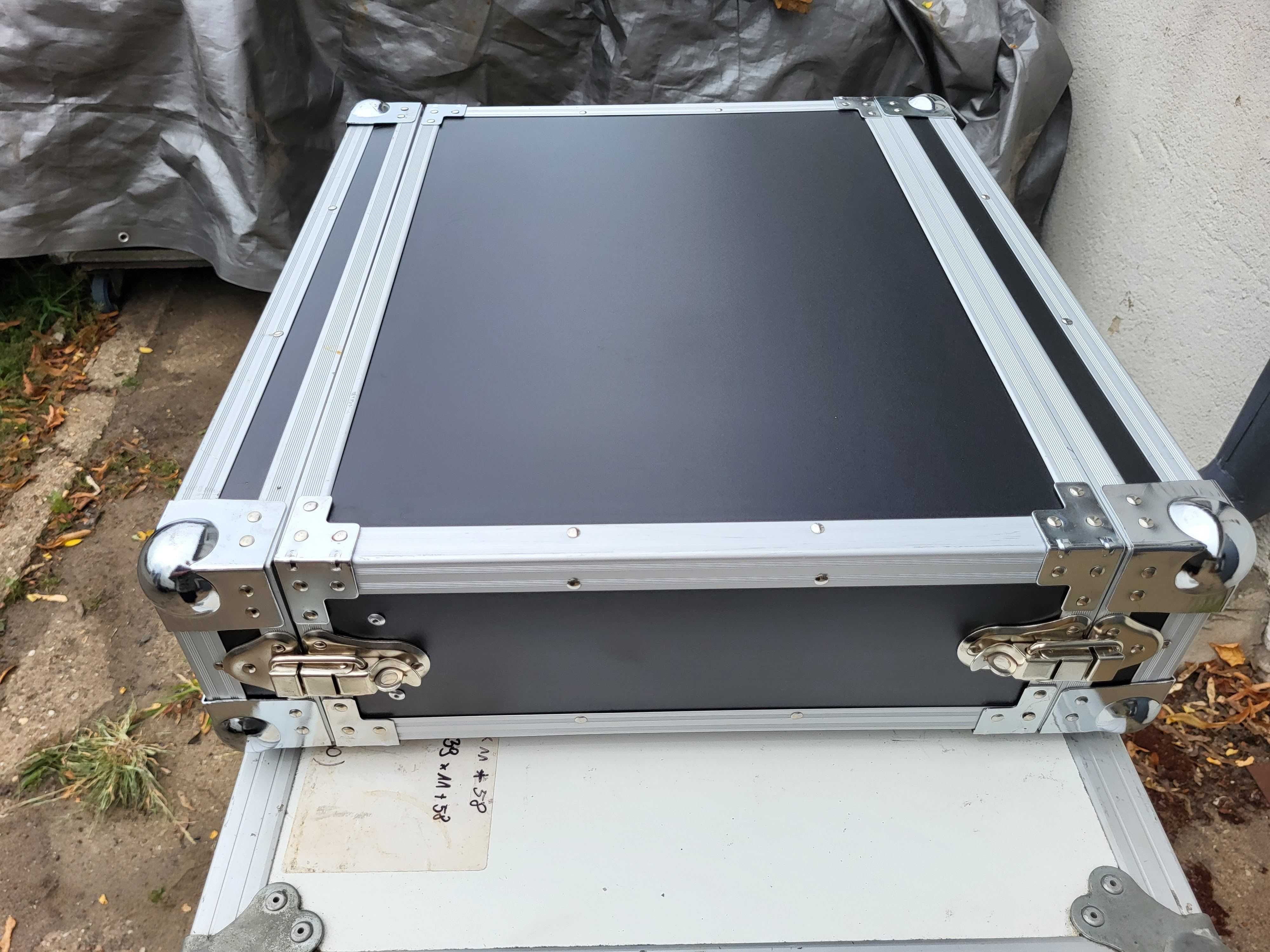 RACK 2U 1x szyna 39cm do klapy case  flightcase, kejs FAKTURA 2