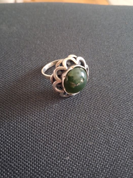 Stary srebrny pierścionek Warmet