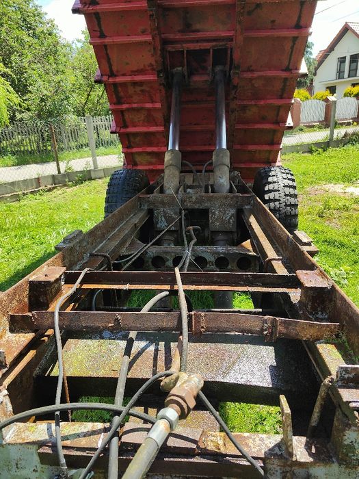 Przyczepa Skorupowa wywrotka kiper tandem jedno ośka