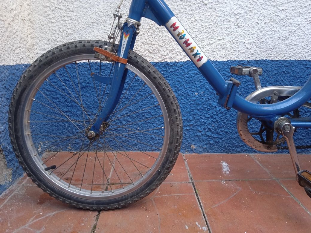 Bicicleta antiga órbita m20 dobrável