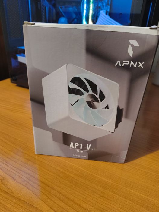 Air cooler APNX AP1-V, com fan 120 mm argb em branco