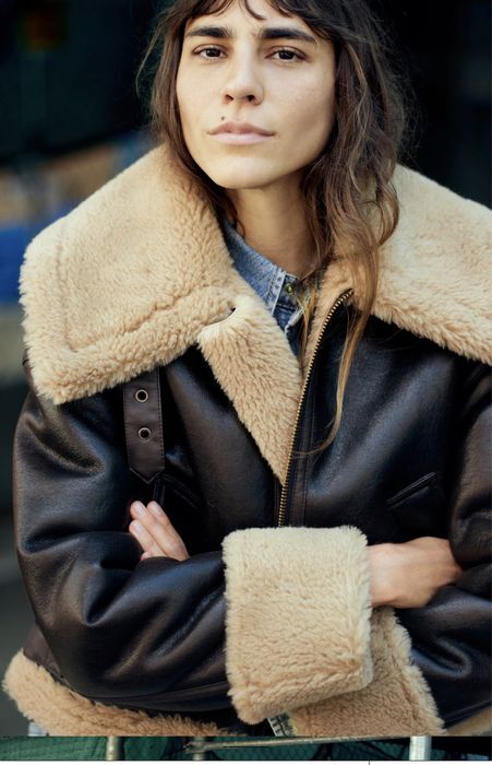 Дублянка зара Zara коричнева