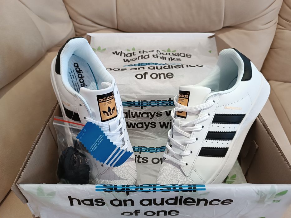 Кросівки Adidas superstar (натуральна шкіра) розпродаж!