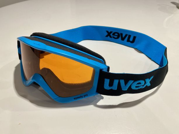 Gogle narciarskie dziecięce niebieskie UVEX