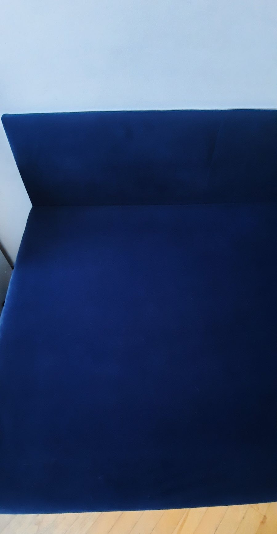 Łóżko tapczan młodzieżowe granatowe tapicerowane 90x190