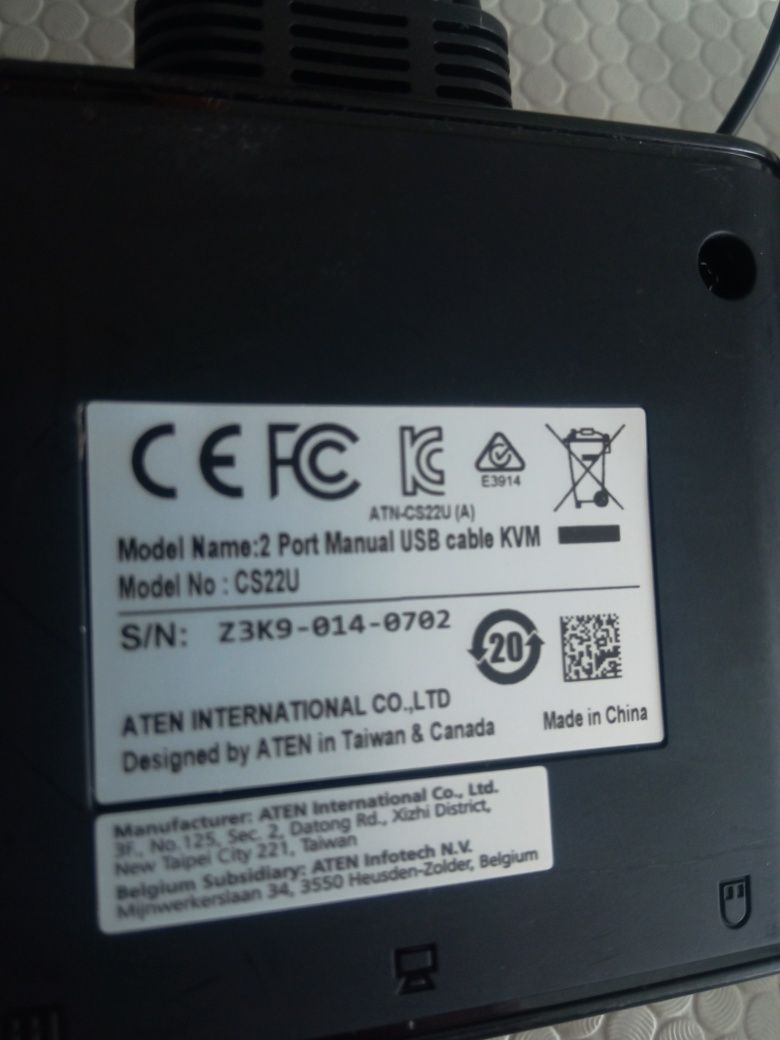 Switch KVM da Aten