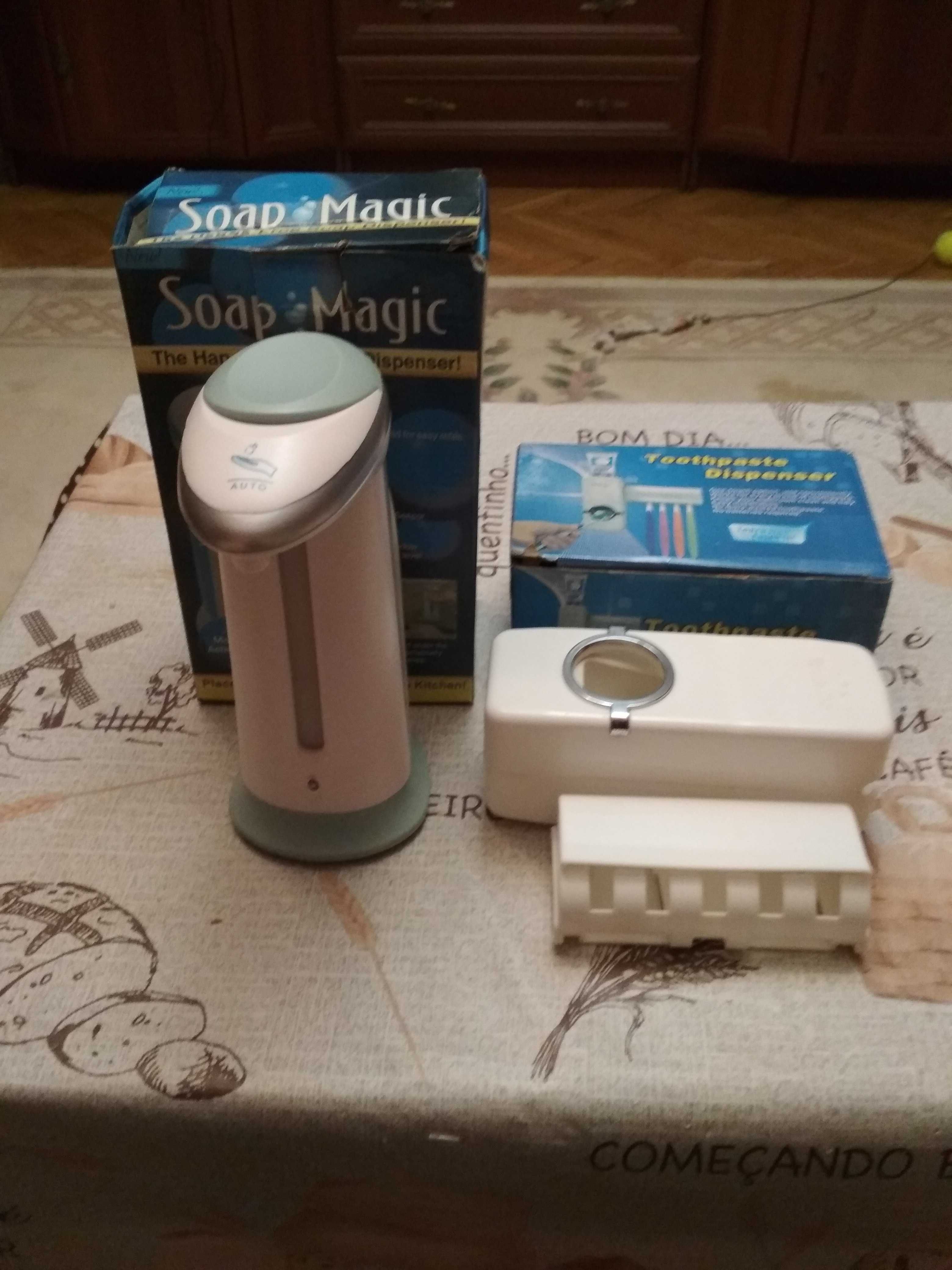 Soap-Magic Сенсорний Подавач Мила!2В1 Подавач Пасти і Органайзер Щіток
