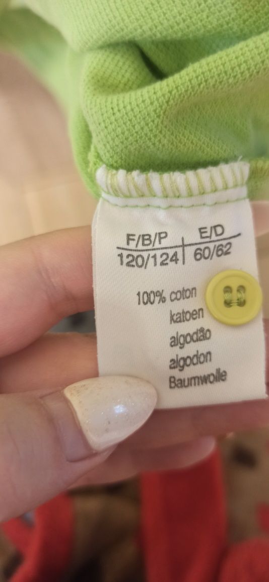 Męska zielona koszulka polo w rozmiarze XL/2XL