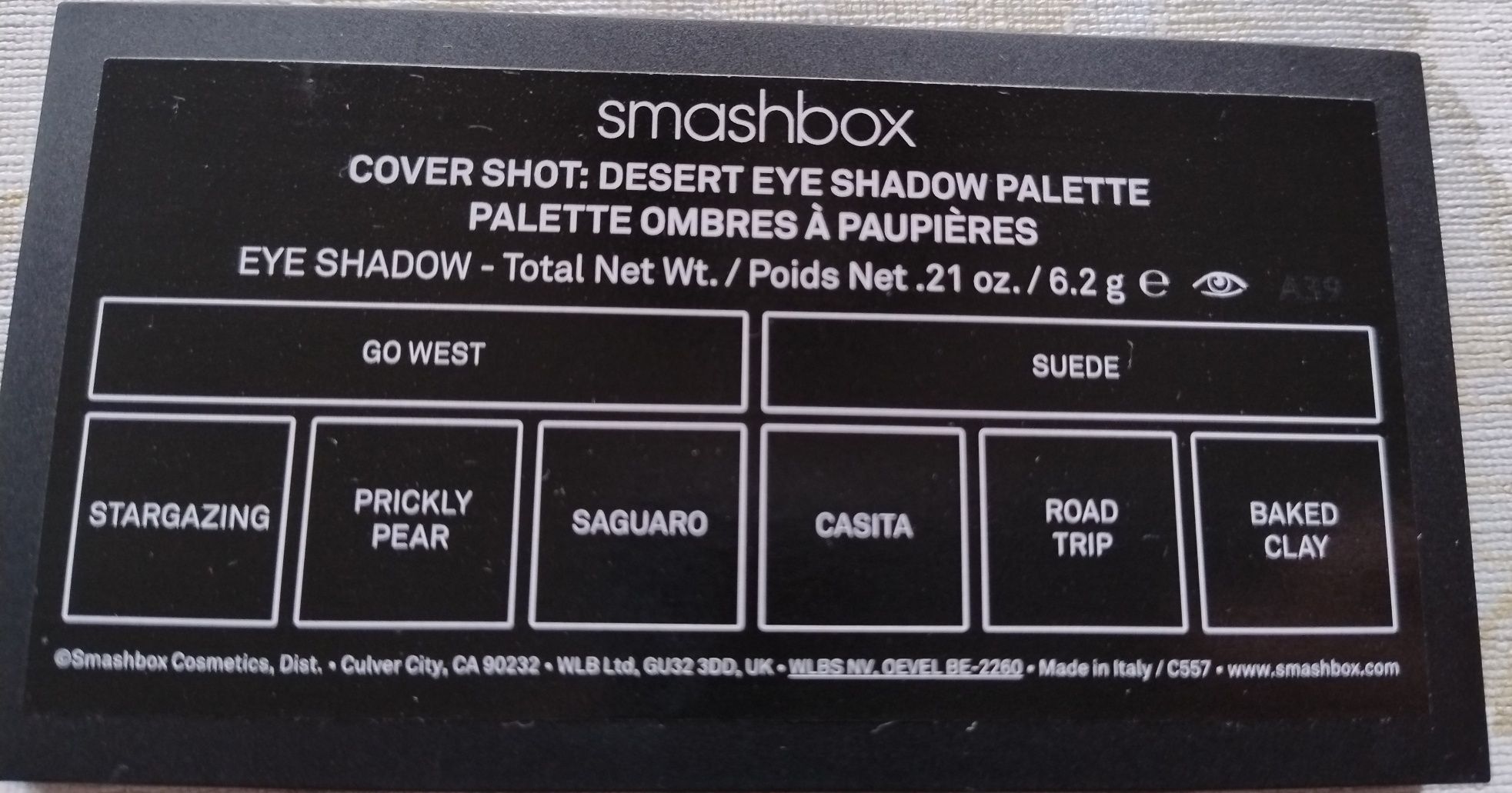 Nowa paletka smashbox cienie Desert