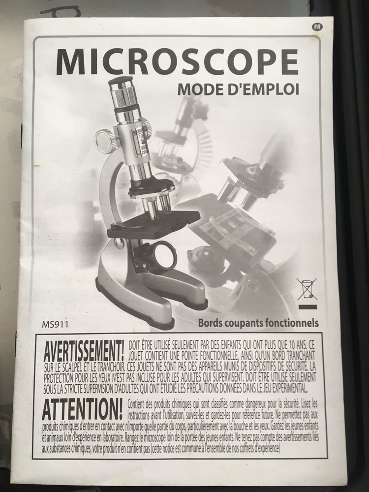 Microscópio NOVO Completo