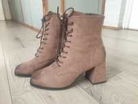 botki 39 cappuccino nowe
