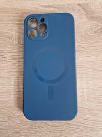 Etui TEL PROTECT MagSilicone Case do Iphone 12 Pro Max Granatowy