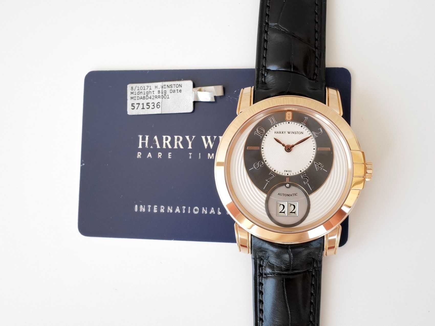 Harry Winston Midnight Big Date 18K Rose Gold 42mm