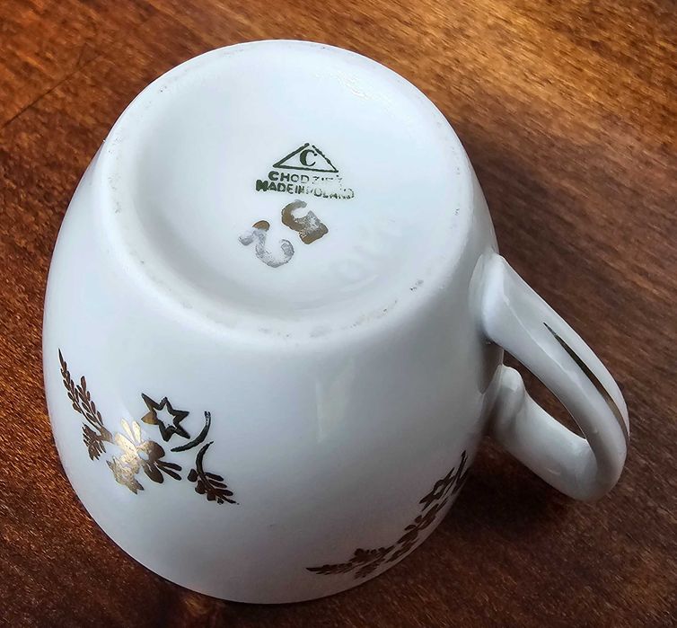 Zestaw kawowy Chodzież porcelana PRL