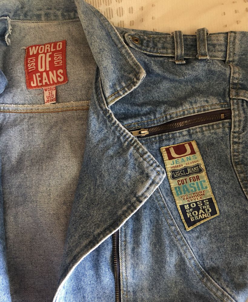 Куртка джинсовая USCI Jeans женская укороченная размер 32