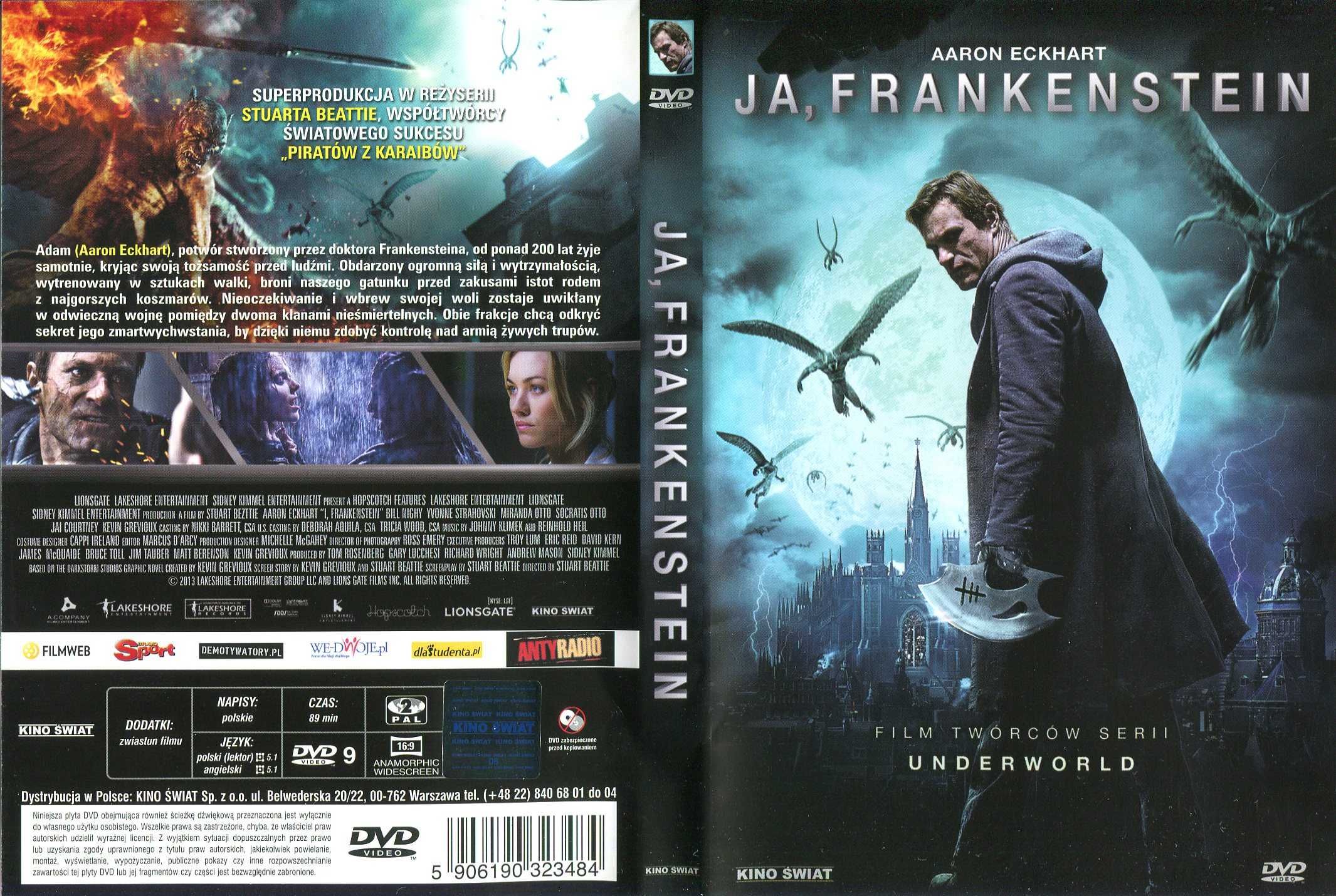 Ja Frankenstein dvd