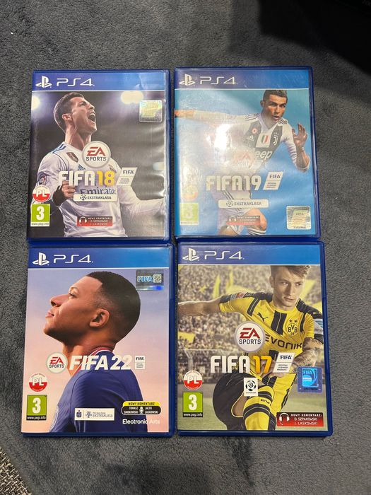 Gry PlayStation PS4 FIFA 17,18,19,22