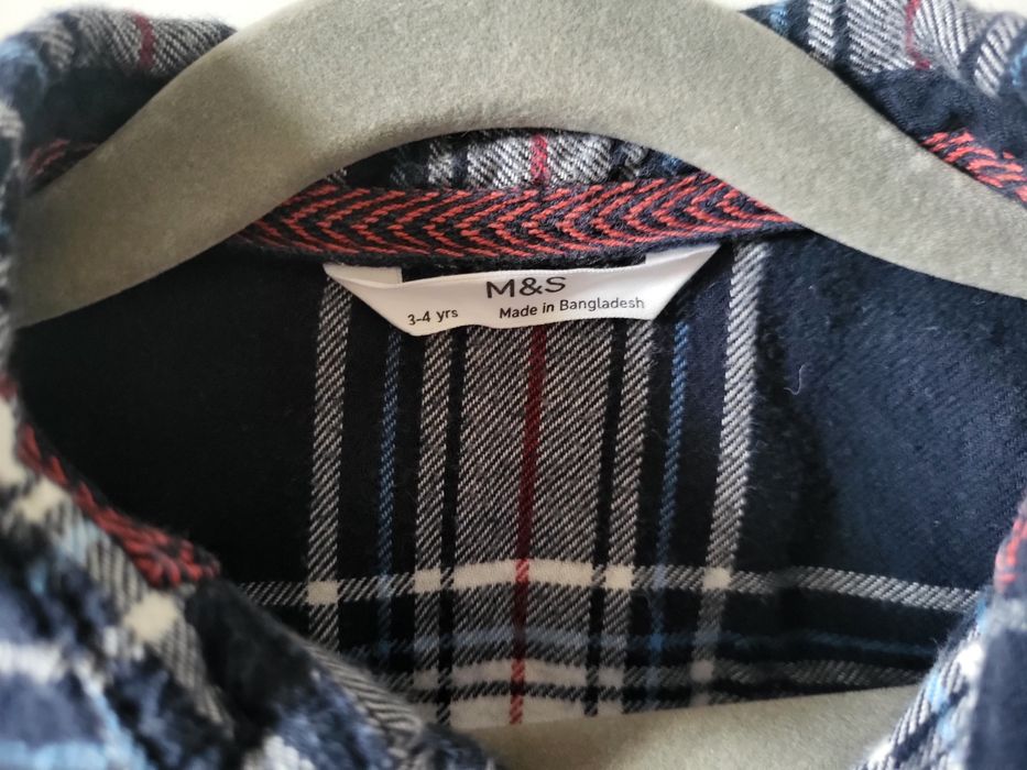Koszula w kratę flanelowa