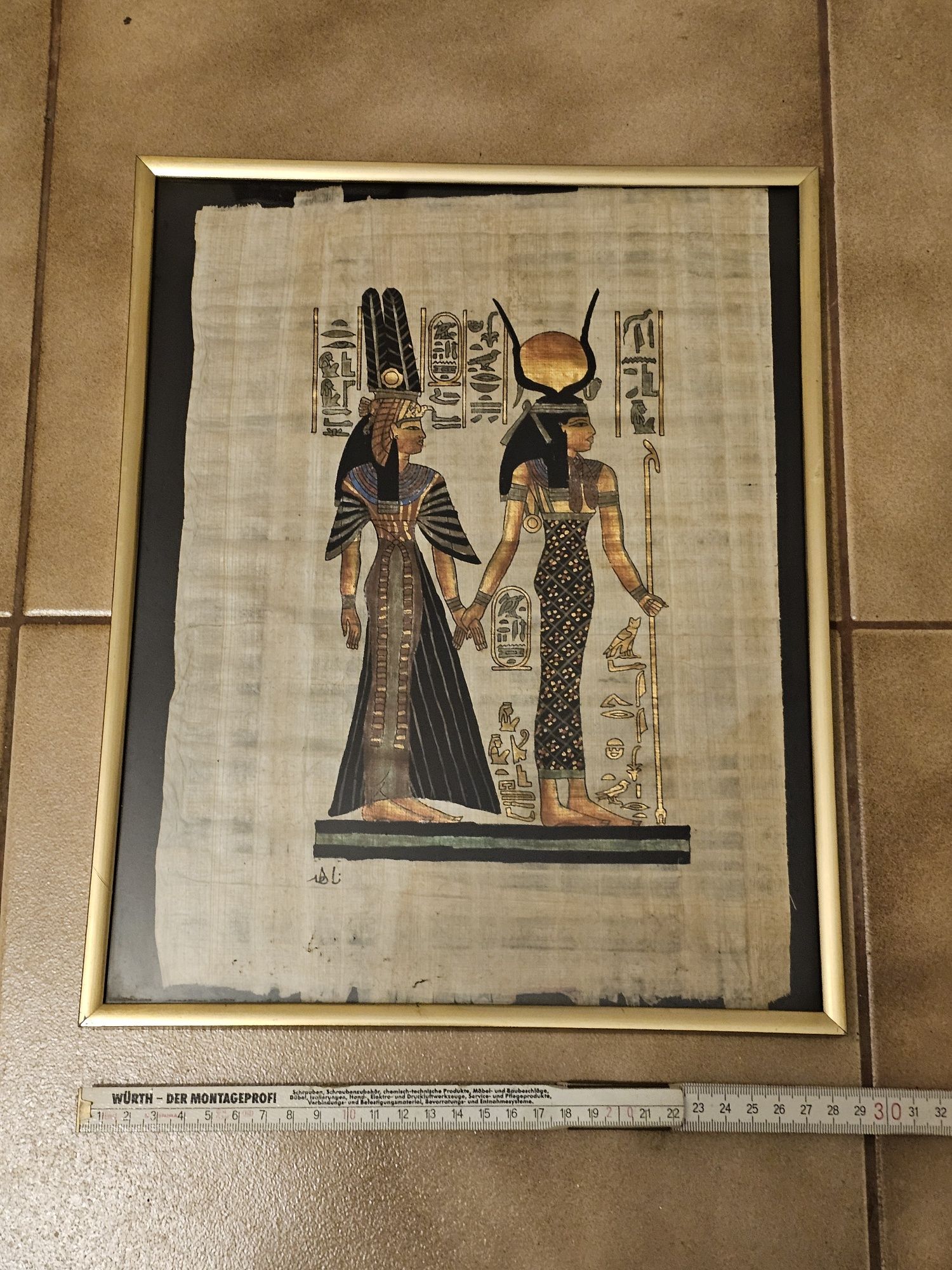 Obrazy Egipt mitologia pergamin papirus cena za 3