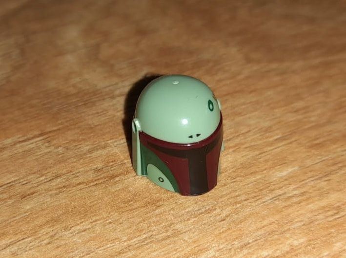 LEGO Star Wars / MISSPRINT/ hełm Boba Fett / sw1158 / 87610pb14