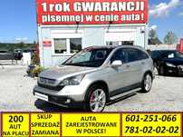 Honda CR-V 1 ROK GWARANCJI W CENIE AUTA, Zamiana, Navi, Xenon, Alu 20' Skóra, 4X4