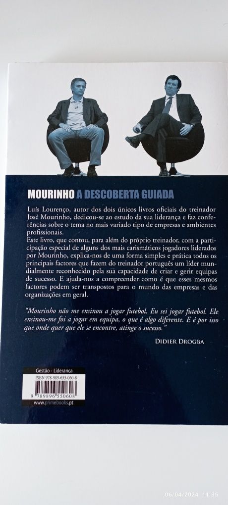 Livro - Mourinho a Descoberta Guiada