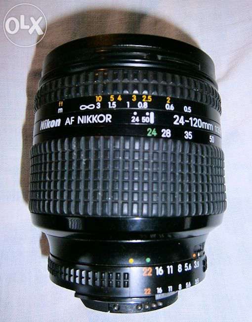 Nikon Nikkor 24-120mm ,f3.5, Lente FX e DX ,Excelente Estado