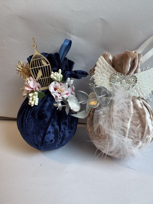 Zestaw bombek, ozdoby świąteczne, ozdoby choinkowe