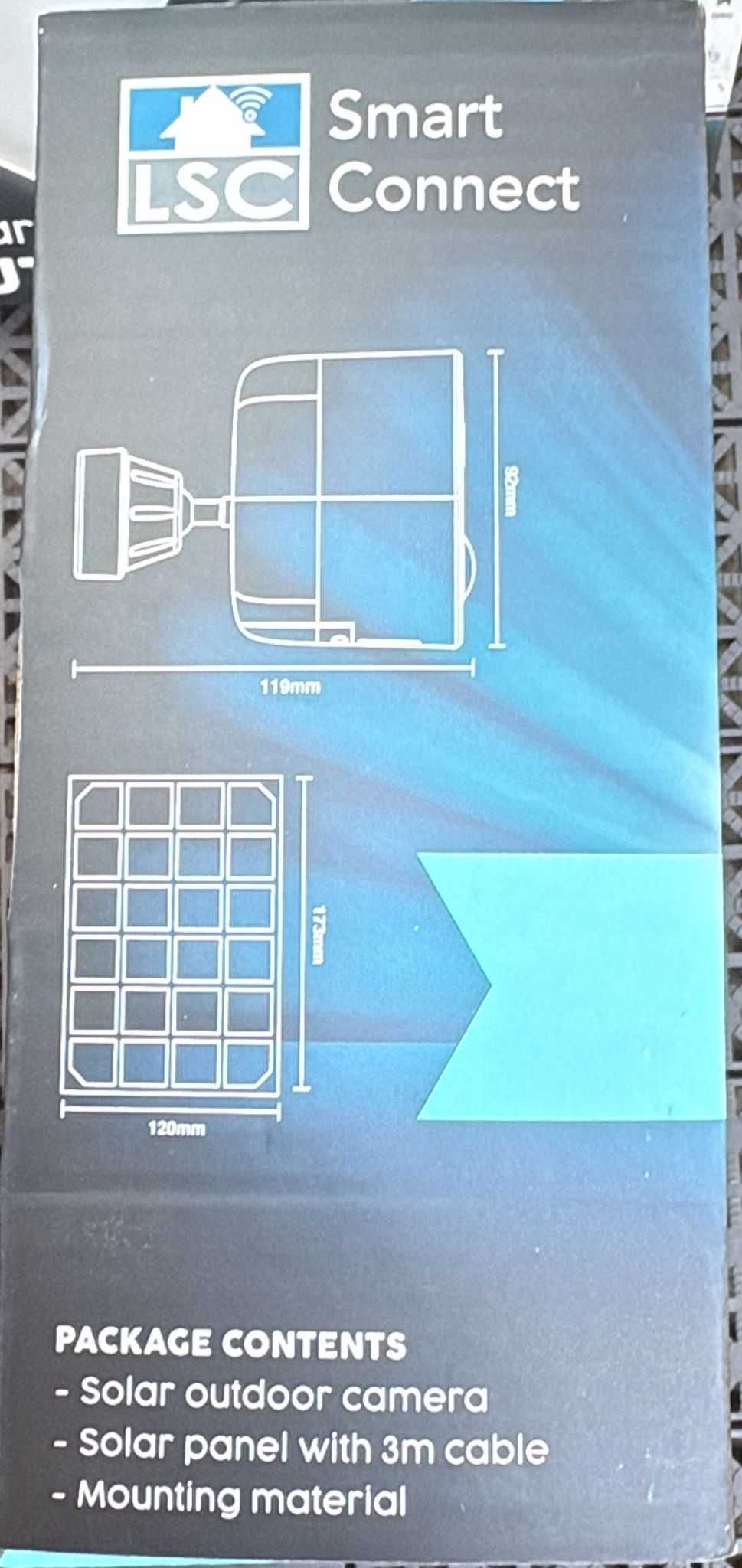KAMERA IP zasilana energią słoneczną LSC SMART CONNECT 1296P HD, NOWA