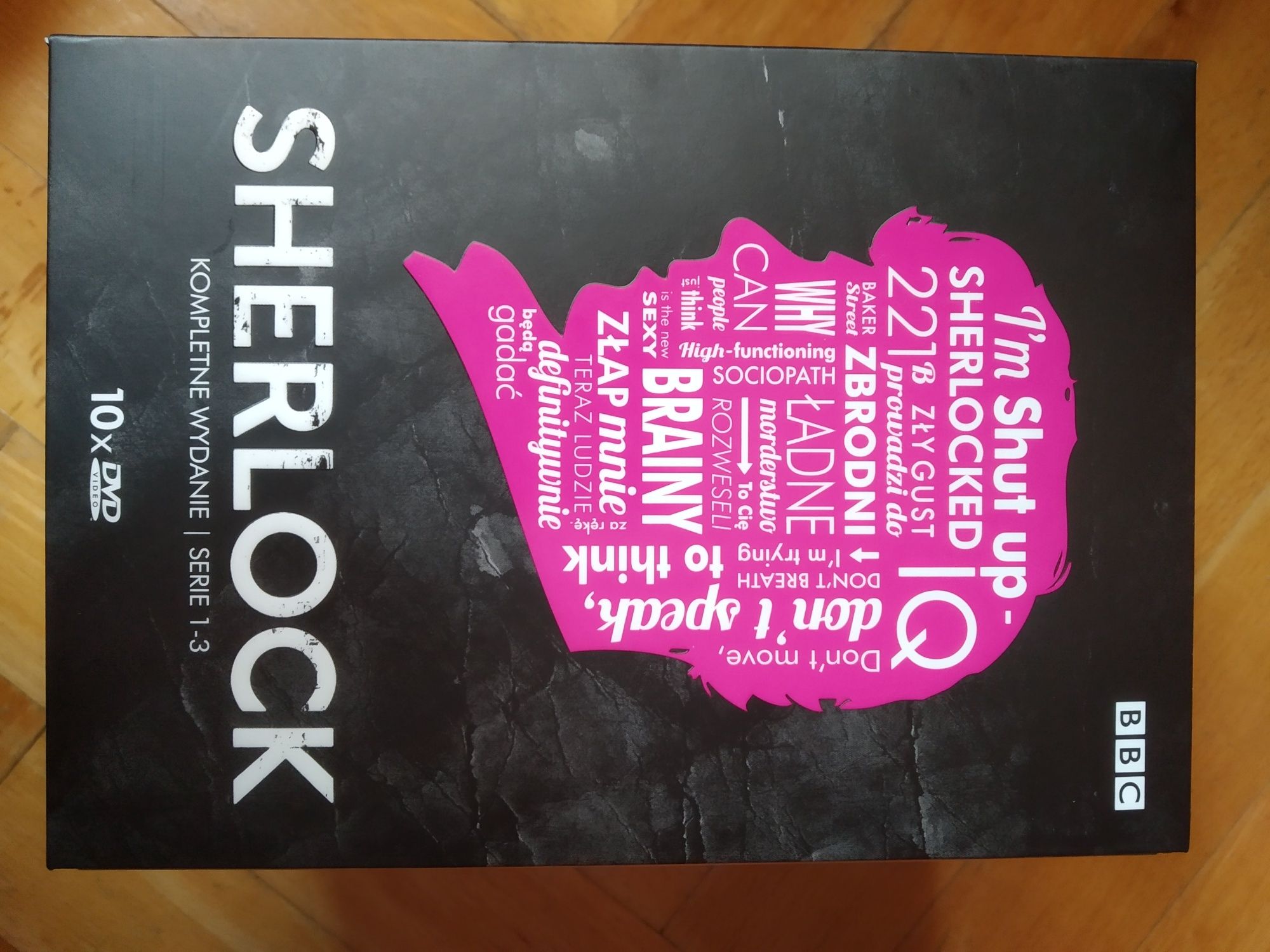 Sherlock serial BBC sezon 1-3 zestaw
